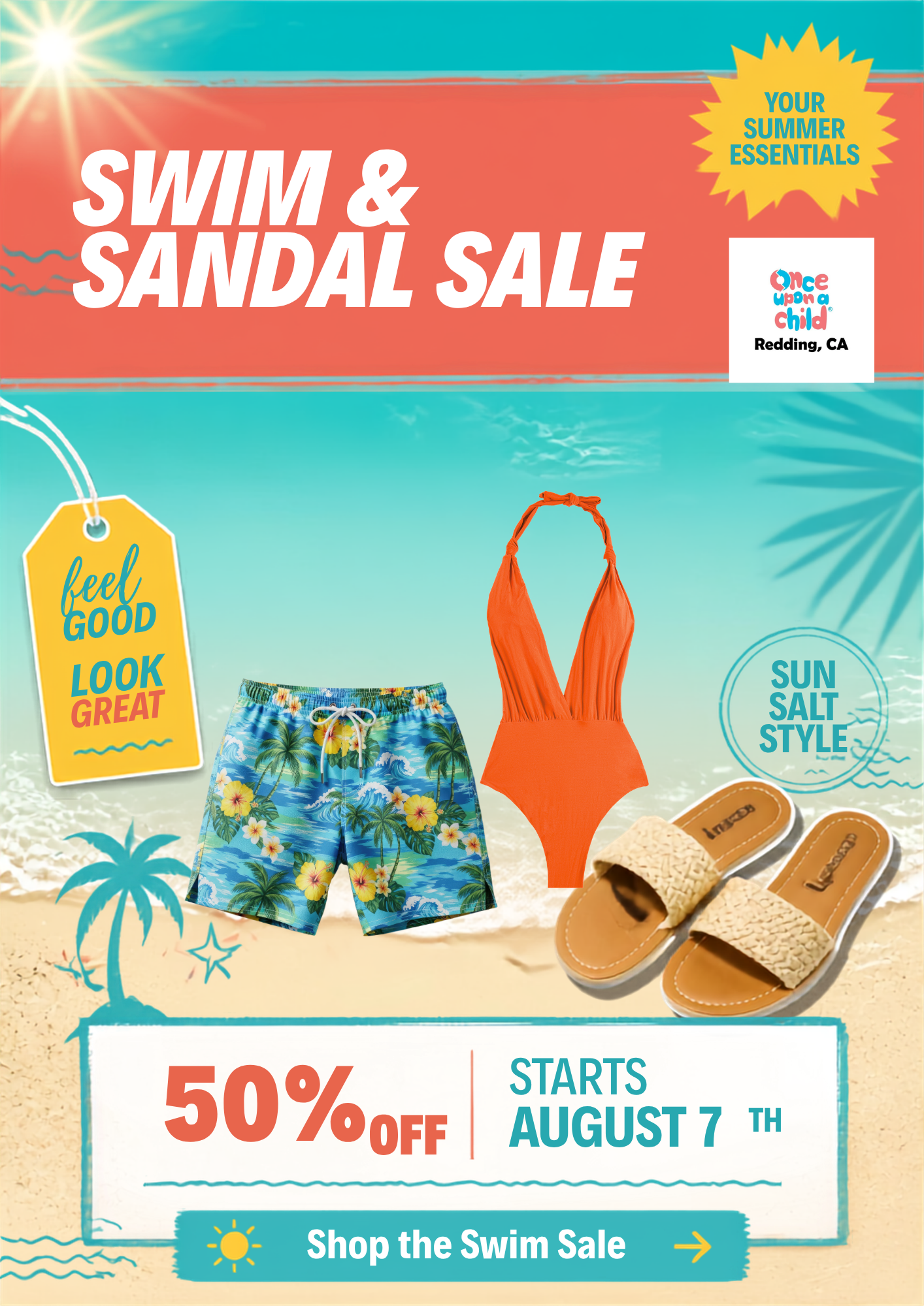 Swimwear & Sandal 50% off Sale